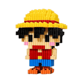 Capsule.pt - Blocos de Construção One Piece - Monkey D. Luffy - 8 cm